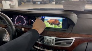 S-class W221, CL W216 - современная мультимедиа с заменой монитора