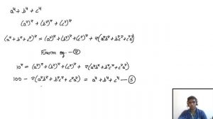 a+b+c=4 a^2+b^2+c^2=10 a^3+b^3+c^3=22 a^4+b^4+c^4=? Hard question solved with explanation