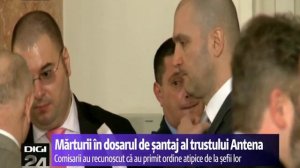 Mărturii în dosarul de şantaj al trustului Antena