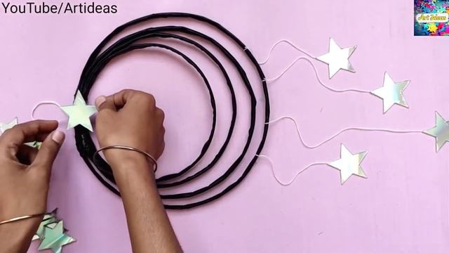 4 DIY Home decorations Ideas By Old CD | Weast CD Tutorial wall Hanging |CD Art And Craft | Artidea смотреть онлайн