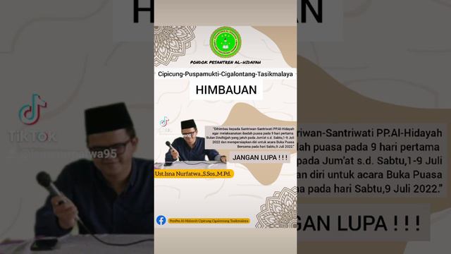 PUASA DZULHIJJAH-PESANTREN AL-HIDAYAH