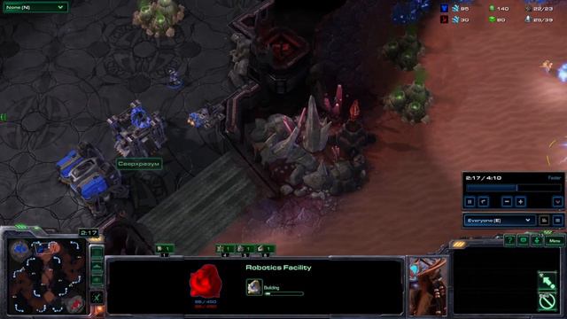 Starcraft 2: Immortal + Stalker vs Marines In Bunker LoL (llllllllllll vs Сверхразум) смотреть онлайн