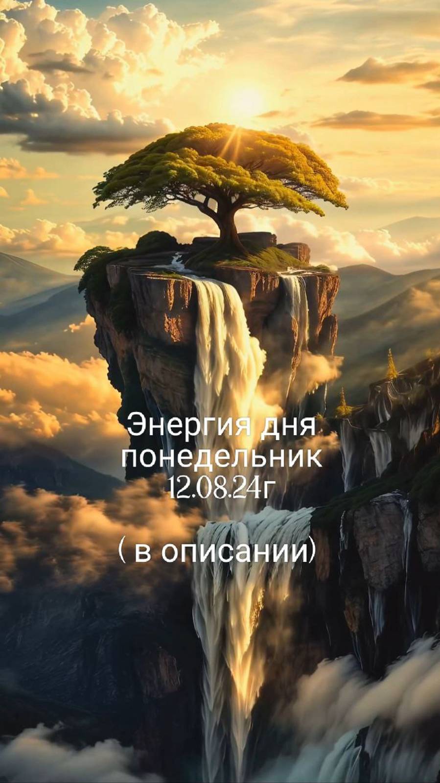 12.08.24г Энергия дня понедельник