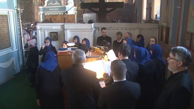 Архиерейский хор Богоявленско-Анастасииного собора, гор. Кострома. Видеозапись Богослужения.