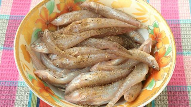 Жареные пескари