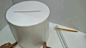 Круглая коробка для денег на свадьбу своими руками за копейки.