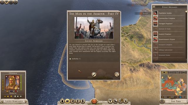 THREAT TO THE EAST! Total War: Rome II - Empire Divided - Aurelian Campaign #18 смотреть онлайн