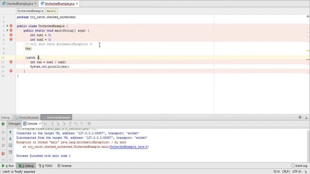 ? Java Unchecked Exception Tutorial in Debug Style 2020 | Latest | Coding | Basic (BEST) ? смотреть онлайн