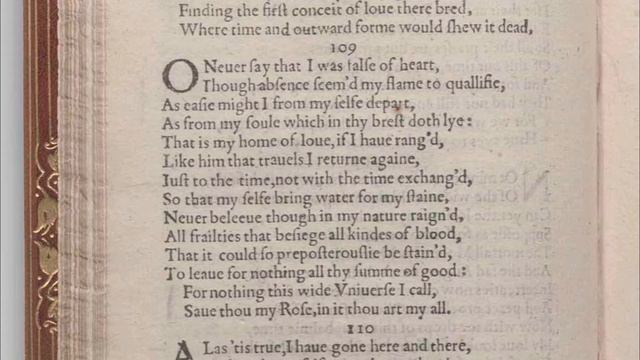 Shakespeare's Sonnet #109 "O, never say that I was false of heart" смотреть онлайн