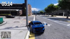 Спрятался от полиции! Полицейская погоня за BMW M4 в GTA 5 Online