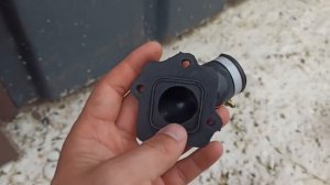 Впускной патрубок доработка Yamaha Jog