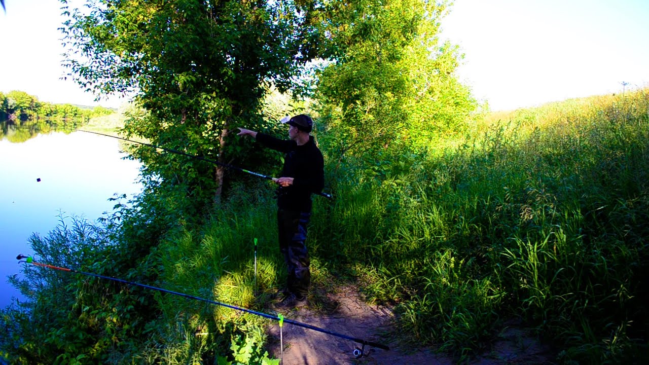 Рыбалка с НОЧЕВКОЙ. Ловля на ФИДЕР. Отдых с Рыбалкой в Республике Татарстан. Рыбалка на РЕКЕ. смотреть онлайн