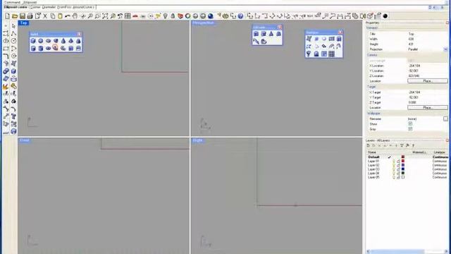 Уроки Rhinoceros.УРОК7.ПОВЕРХНОСТИ часть2
