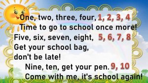 One two three four Time to go to school once more. ?SONG?. Spotlight 3.  C переводом