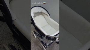 классическая коляска на белых колёсах Inglesina Vittoria