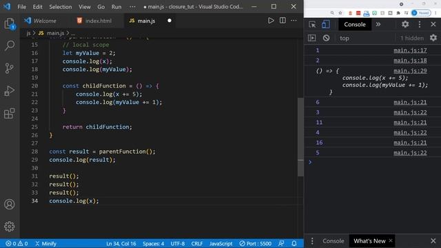 Javascript Closure Tutorial | Closures Explained