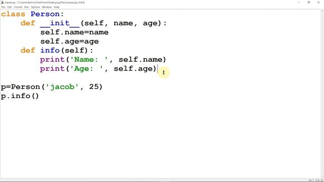 Classes in Python #16 | Tamil Community