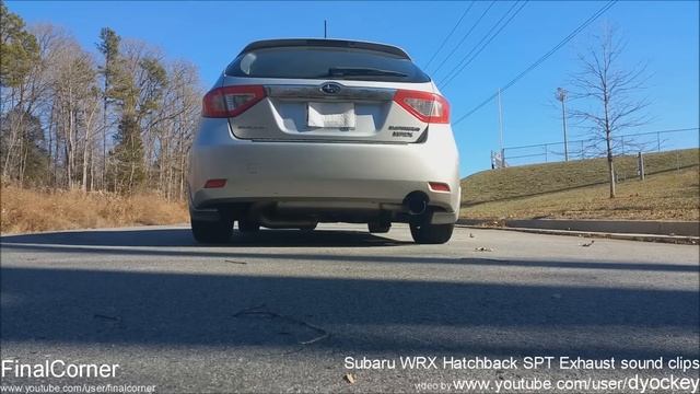Loudest Subaru Impreza WRX GRB exhaust sounds. Accelerations and revving!