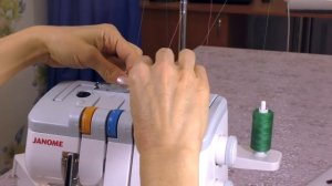 Оверлок Janome MyLock 784. Часть 1. Настройка оверлока.