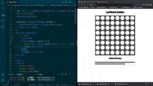 How to build a website using svelte that controls an Arduino & Led Matrix with navigator.serial