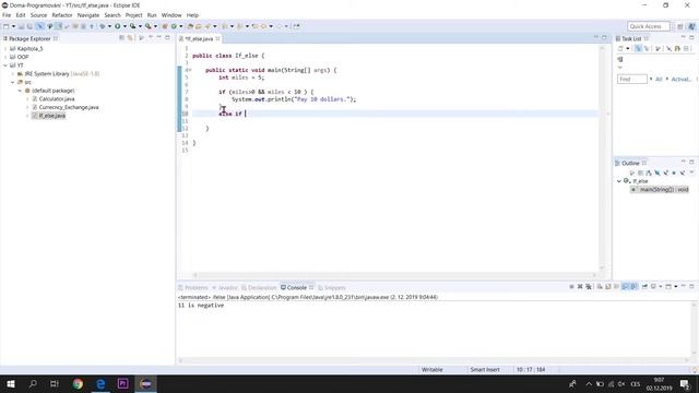 Java - If, else if, else statements ( Java Tutorial )