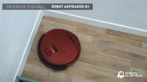 Робот-пылесос Q7 тест уборки углов
