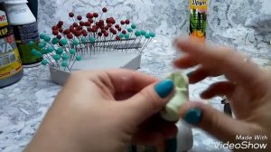 Ягодки для композиций из высохшего холодного фарфора. Реанимация засохшего холодного фарфора.