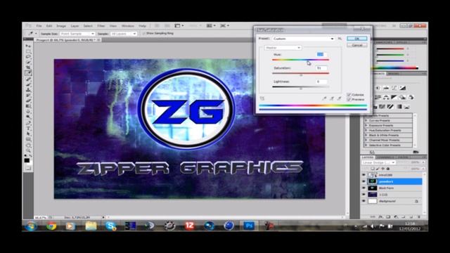 Photoshop CS5 :: Speed Art N° 1 - BG :: ZipperGraphics смотреть онлайн