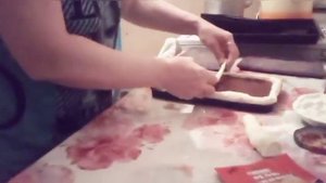 Открытый пирог с повидлом «Мамин»