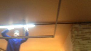 Установка натяжного потолка под навесом в г. Георгиевске