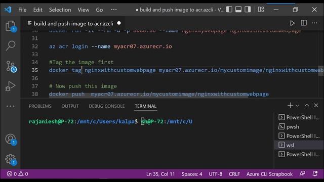 Building and pushing container images to Azure container registry смотреть онлайн