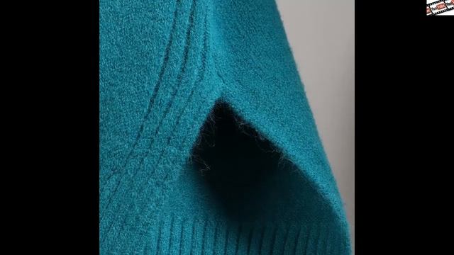 #Женский #свитер #с #высоким #воротом #GIGOGOU, #теплый #кашемировый #свитер #оверсайз #с #длинным смотреть онлайн