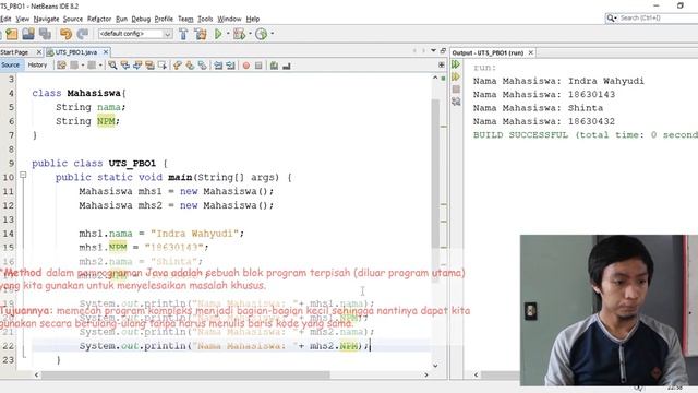 Tutorial Java OOP: Membahas Object, Class, Method, Atribut, dan Constructor смотреть онлайн