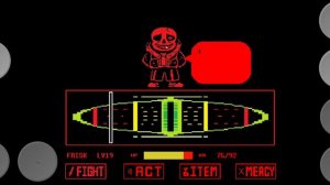 Fell Sans - Undertale Fight