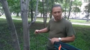 Школа выживания Александра Орлова. Как завязать узлы, чтобы развесить гамак