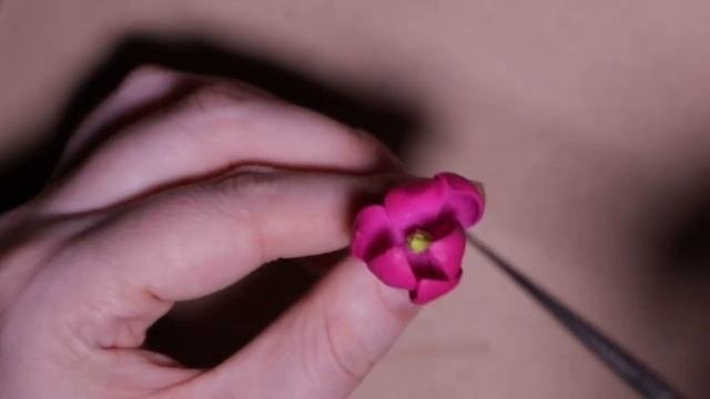 Ветка Магнолии из полимерной глины / цветы из полимерной глины/ керамическая флористика