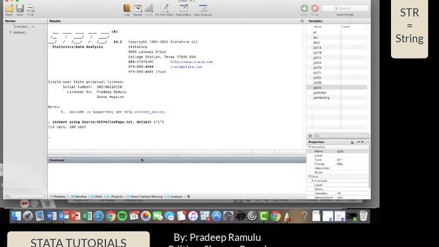 Changing String Variables to Numbers in Stata смотреть онлайн