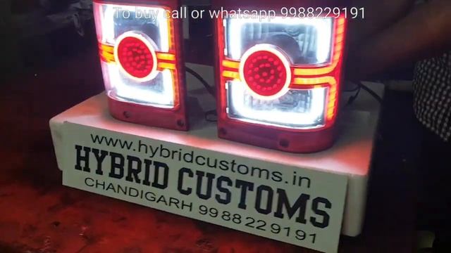 Mahindra Bolero Custom Led Tail lights смотреть онлайн