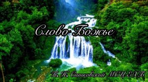 //Слово Божье// проповедь П. Н. Ситковский// МСЦ ЕХБ