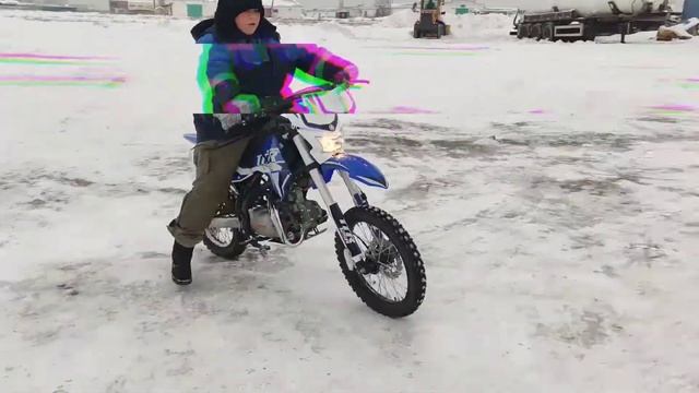 ЗИМНИЙ ТЕСТ ПИТБАЙКА IRBIS TTR 125R 2021 смотреть онлайн