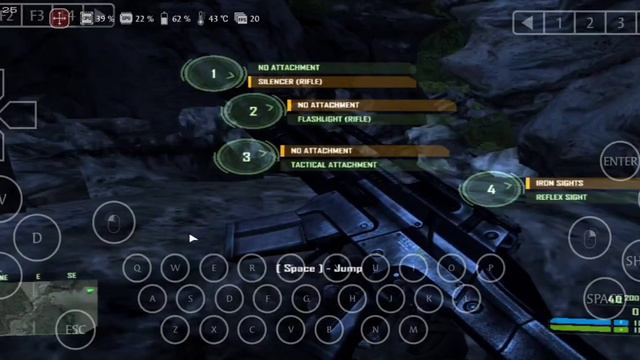 WINLATOR / CRYSIS PC / gameplay on android