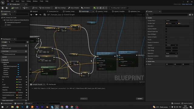 UE5 tutorial: Spawn ресурсов на блюпринте, их сбор и перелет по сплайну. | Download Patreon
