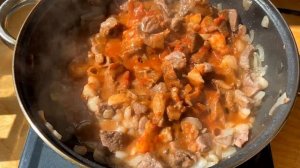 Макароны с подливой. Самый простой и быстрый рецепт