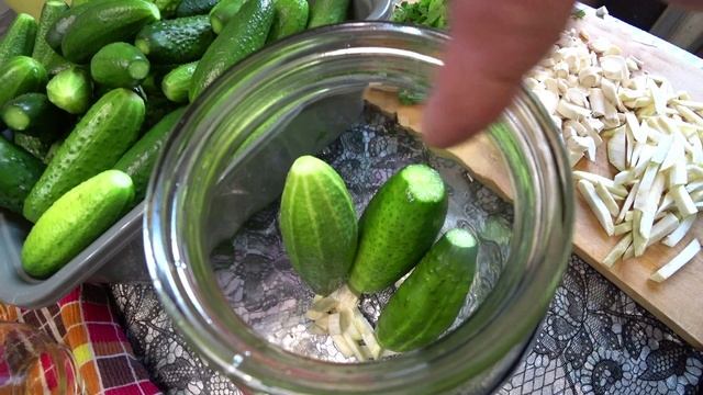 Авторский рецепт маринованных огурцов