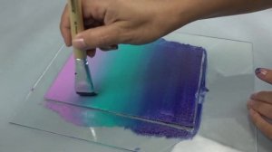 Как легко и правильно нарисовать градиент акриловыми красками Создаём плавные переходы между цветам