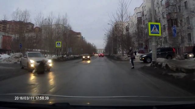 И снова наезд на пешехода в СПБ