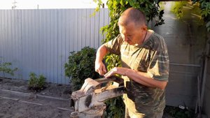 нож из косы своими руками, доводка