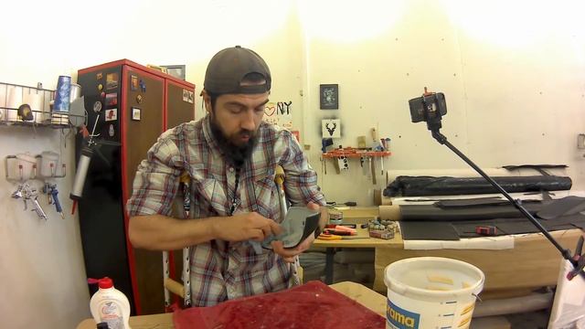 Обучение по работе с карбоном. Урок седьмой. Подготовка к лаку. смотреть онлайн