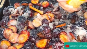 Обалденное Варенье из Сливы " Арабская ночь ". Запеченное в духовке. Plum jam/ Рецепт в описани