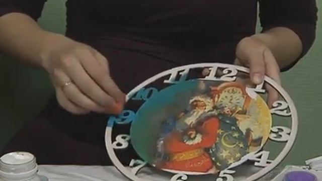 Настенные часы, подарок маме своими руками смотреть онлайн